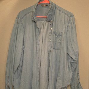 Jean Lightweight Button Up Shirt